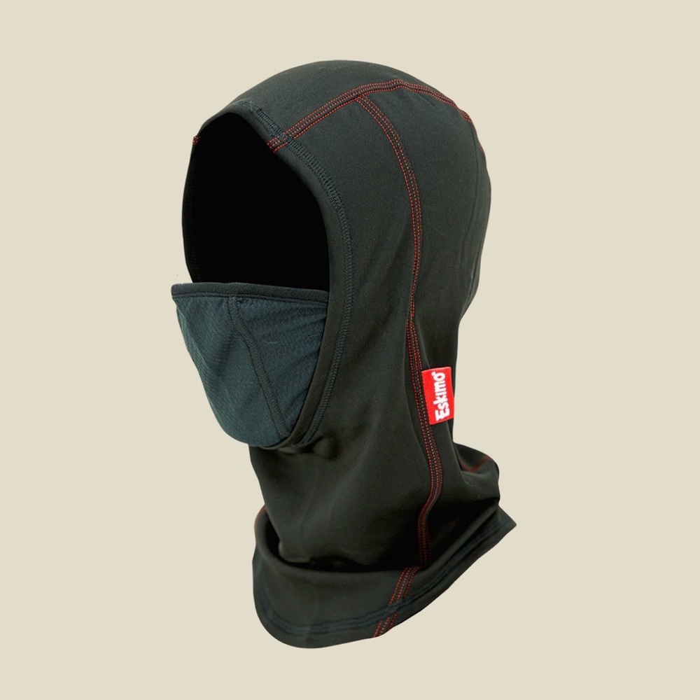 Eskimo Legend Black Balaclava Mid Weight Soft Stretch Interlock Fabric Size OS